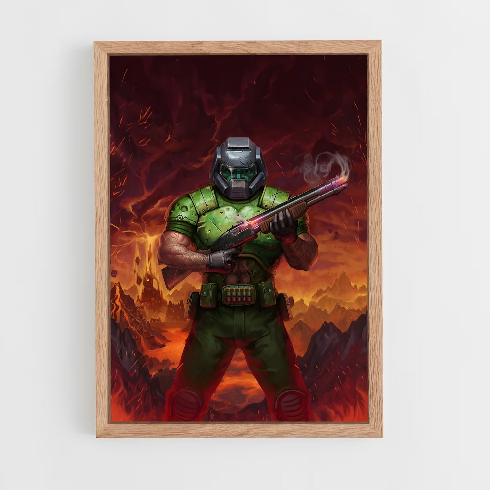 Poster Doom Vert (vue 4)