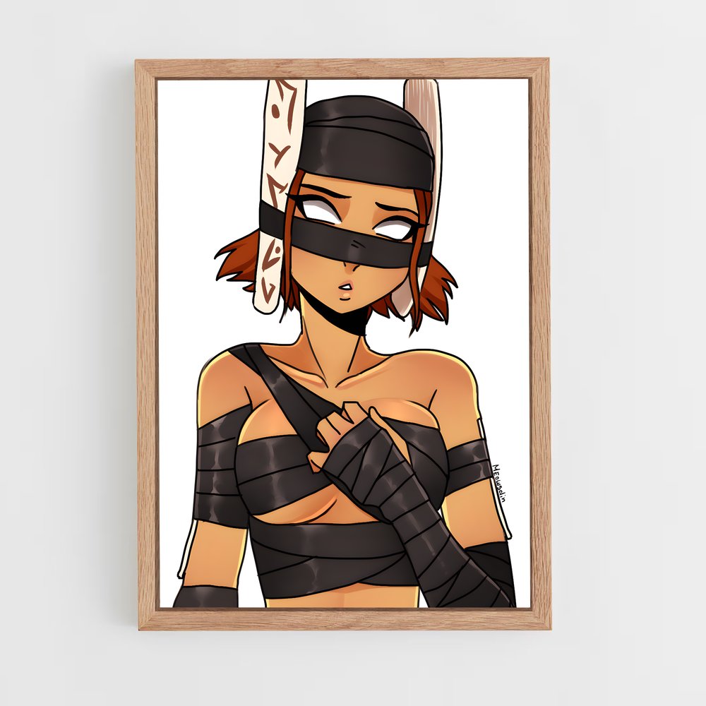 Poster Guerrière Résiliente – affiche Dota (vue 4)