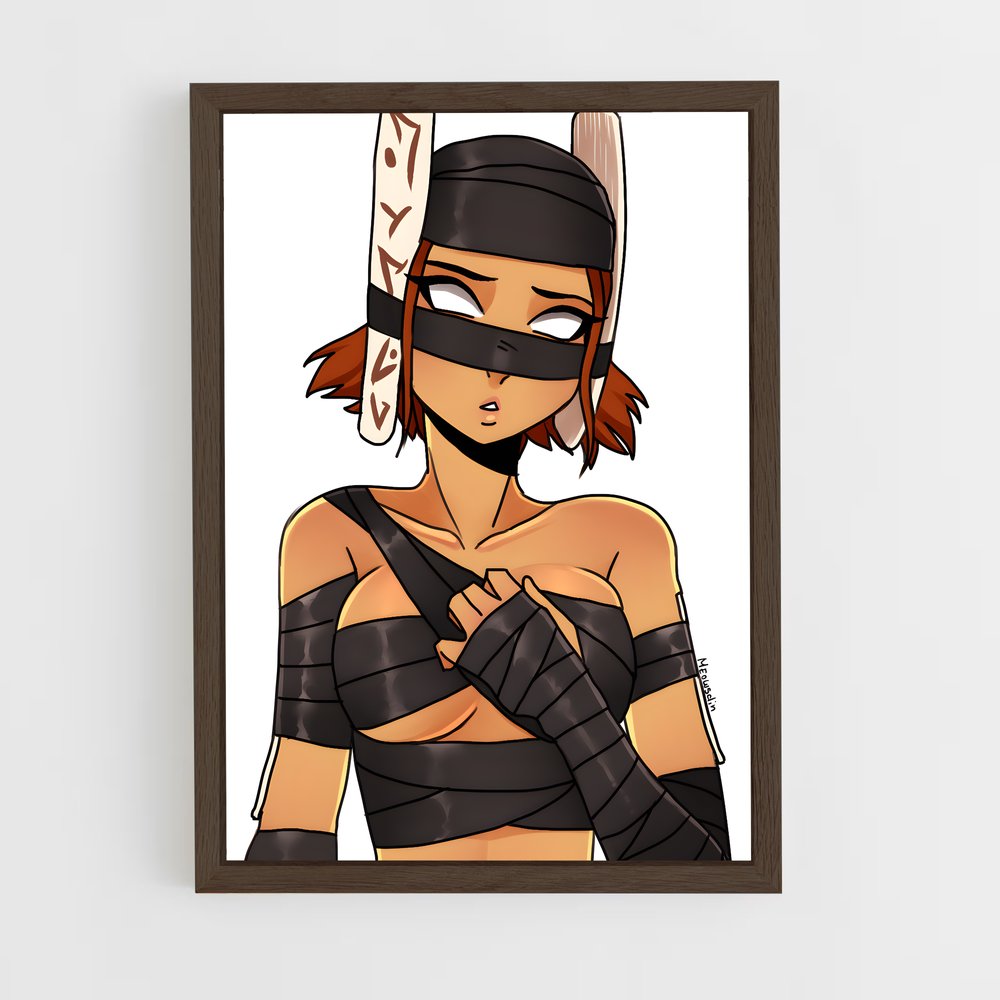 Poster Guerrière Résiliente – affiche Dota (vue 5)