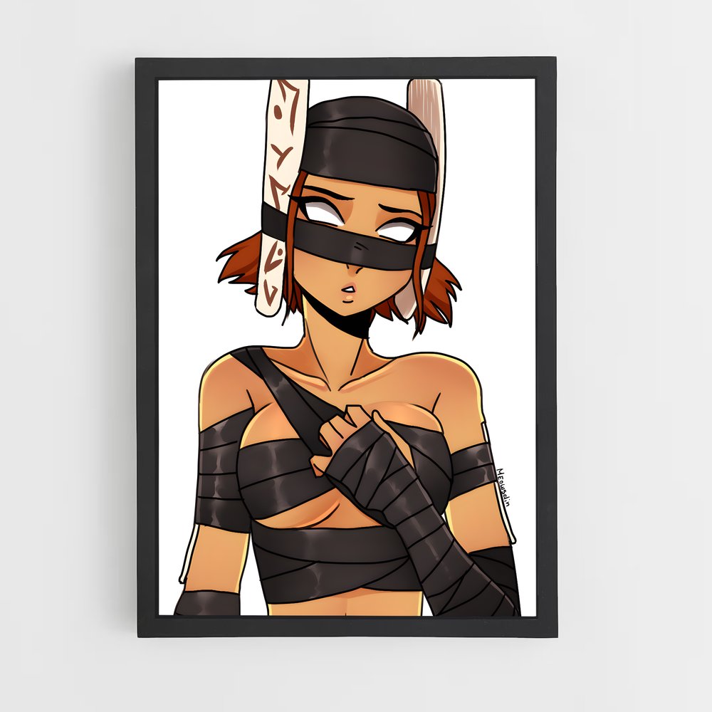 Poster Guerrière Résiliente – affiche Dota (vue 2)
