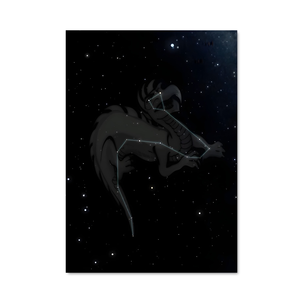 Poster Étoiles de Draco – affiche Constellations