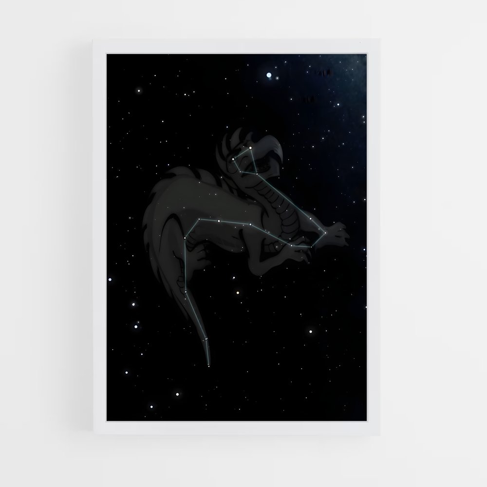 Poster Étoiles de Draco – affiche Constellations (vue 3)