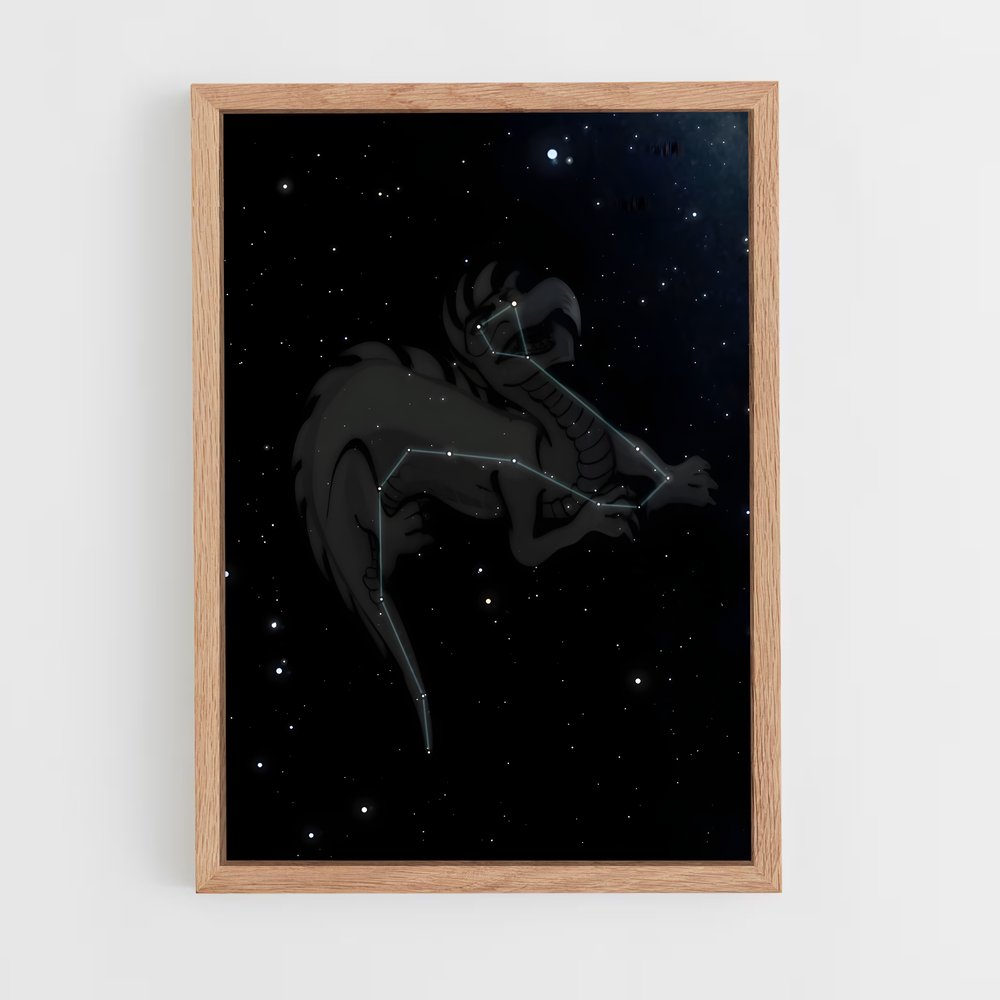 Poster Étoiles de Draco – affiche Constellations (vue 4)