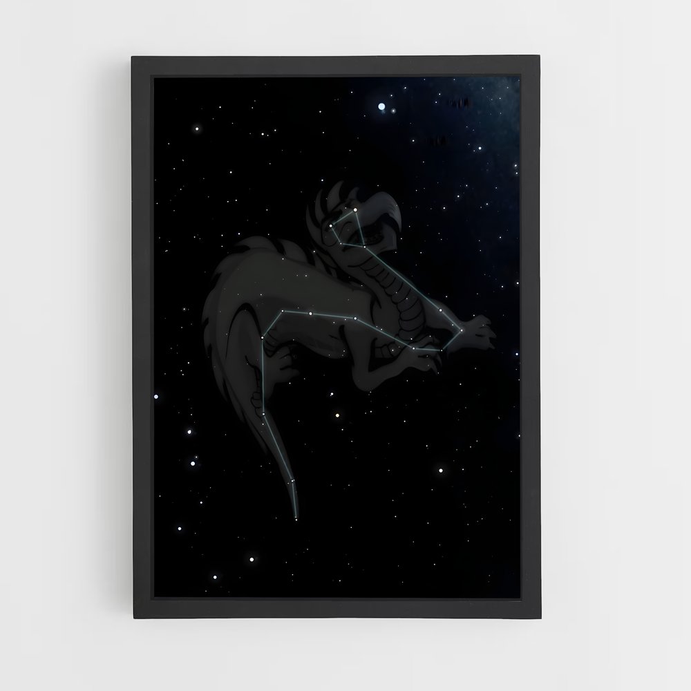 Poster Étoiles de Draco – affiche Constellations (vue 2)