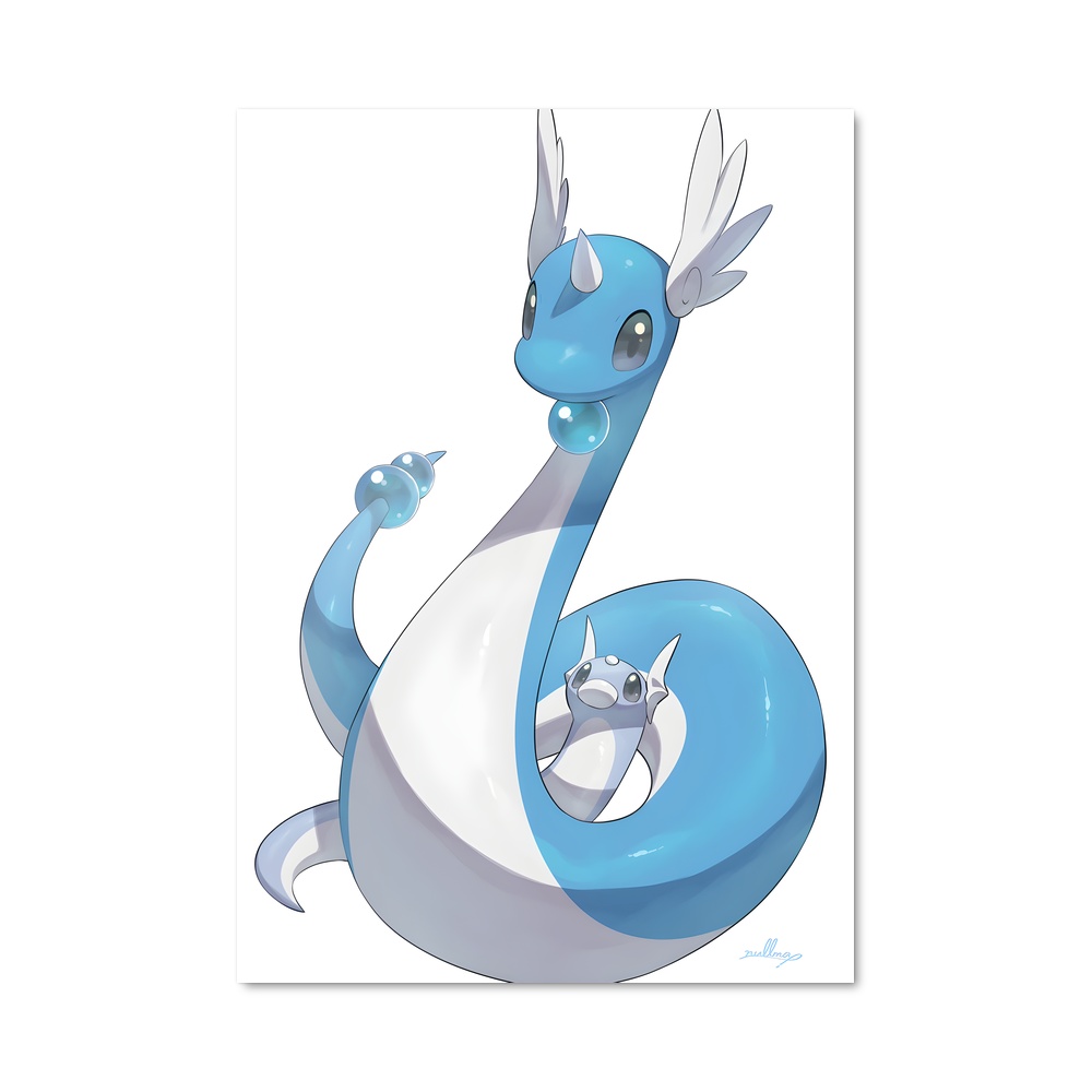 Poster Dragon de Givre – affiche Pokemon