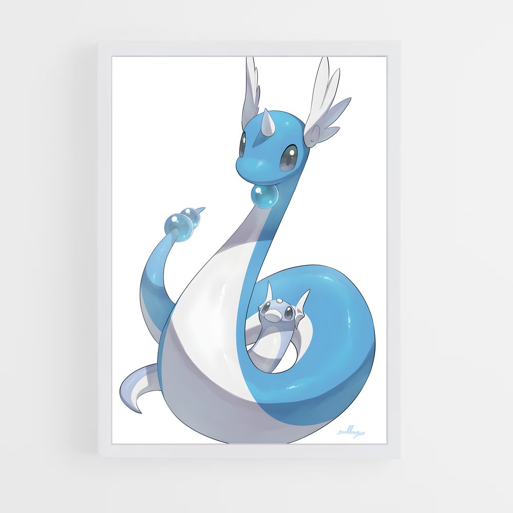 Poster Dragon de Givre – affiche Pokemon (vue 3)