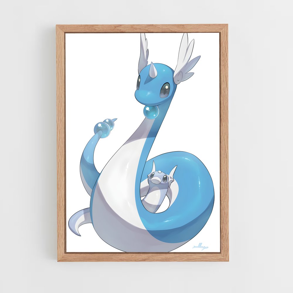 Poster Dragon de Givre – affiche Pokemon (vue 4)
