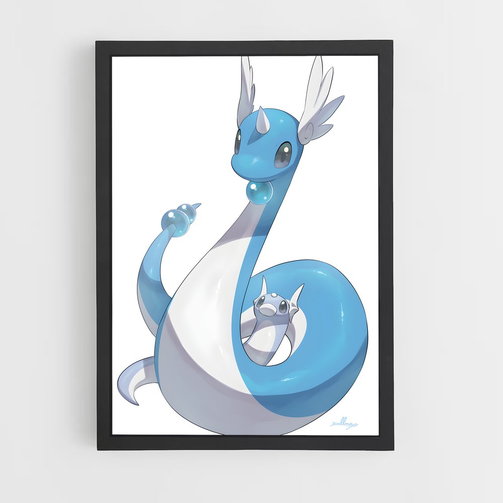 Poster Dragon de Givre – affiche Pokemon (vue 2)