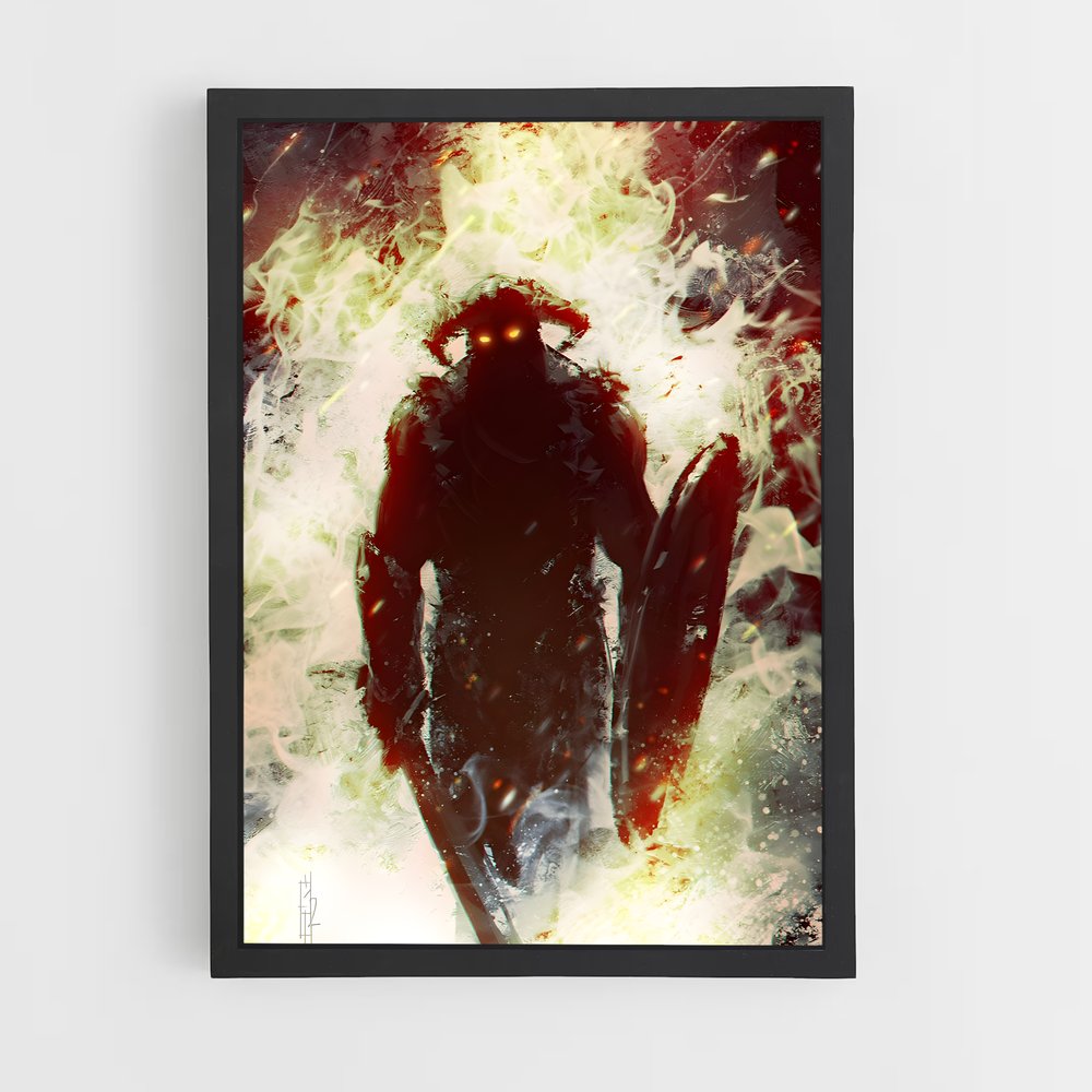 Poster La Révolte des Faims – affiche Skyrim (vue 2)