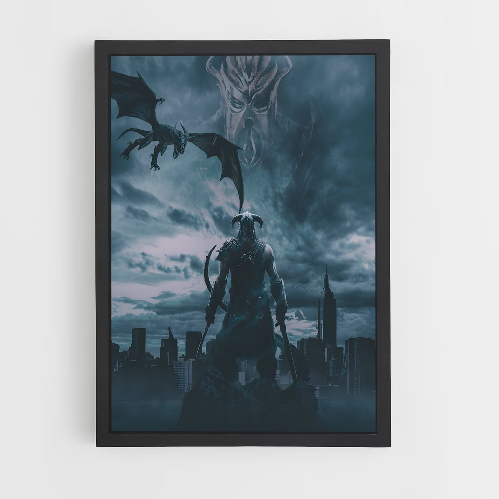 Poster Souls of the Forgotten – affiche Skyrim (vue 2)