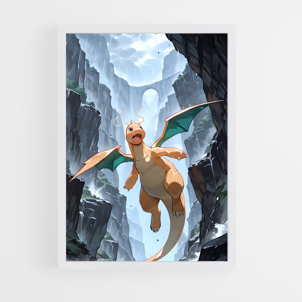 Poster Dragon en Cavernes – affiche Pokemon (vue 3)