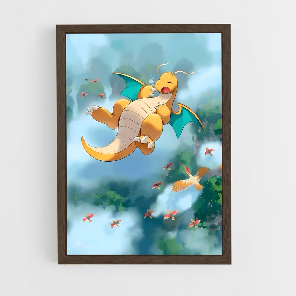 Poster Dragonite Légendaire – affiche Pokemon (vue 5)