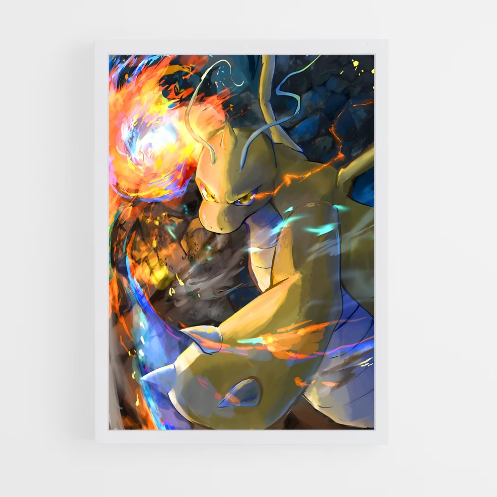 Poster Dragonite: L'Esprit des Cieux – affiche Pokemon (vue 3)