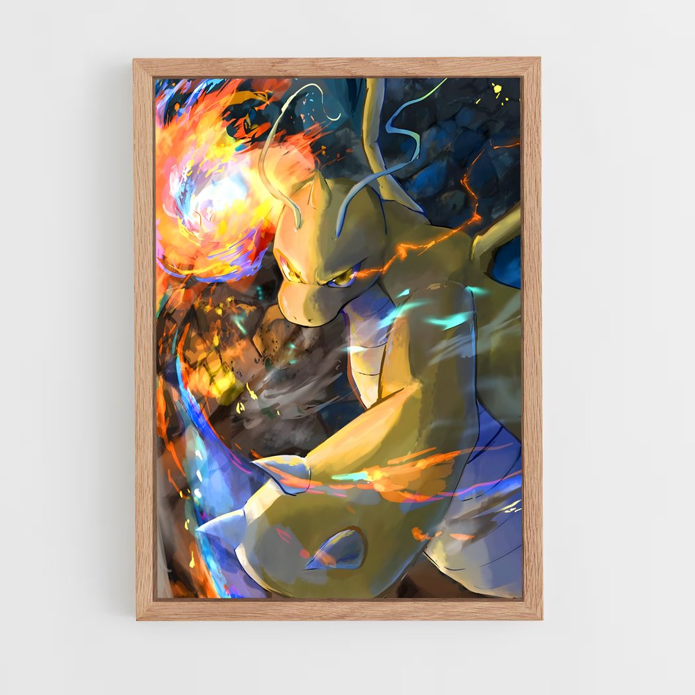 Poster Dragonite: L'Esprit des Cieux – affiche Pokemon (vue 4)