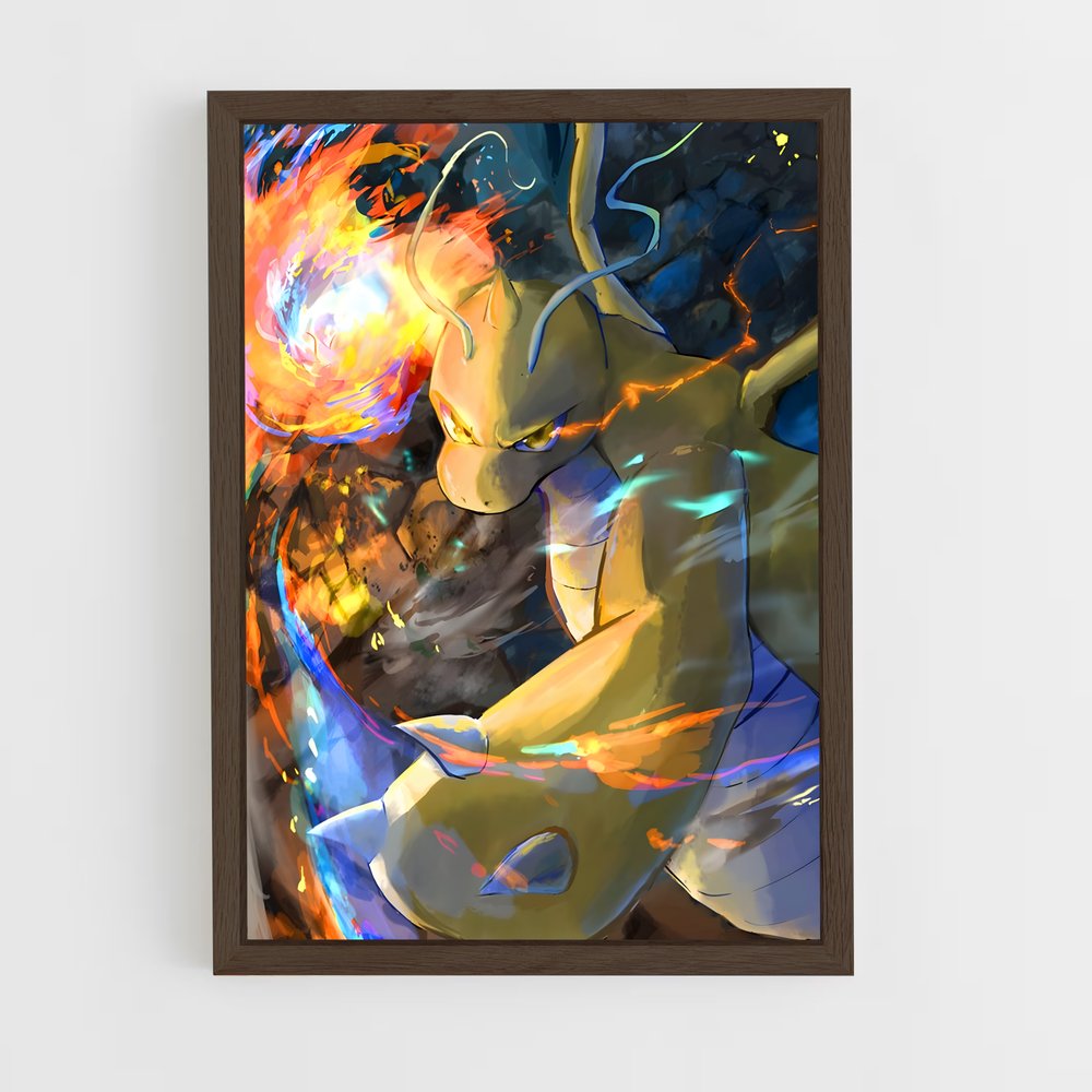 Poster Dragonite: L'Esprit des Cieux – affiche Pokemon (vue 5)