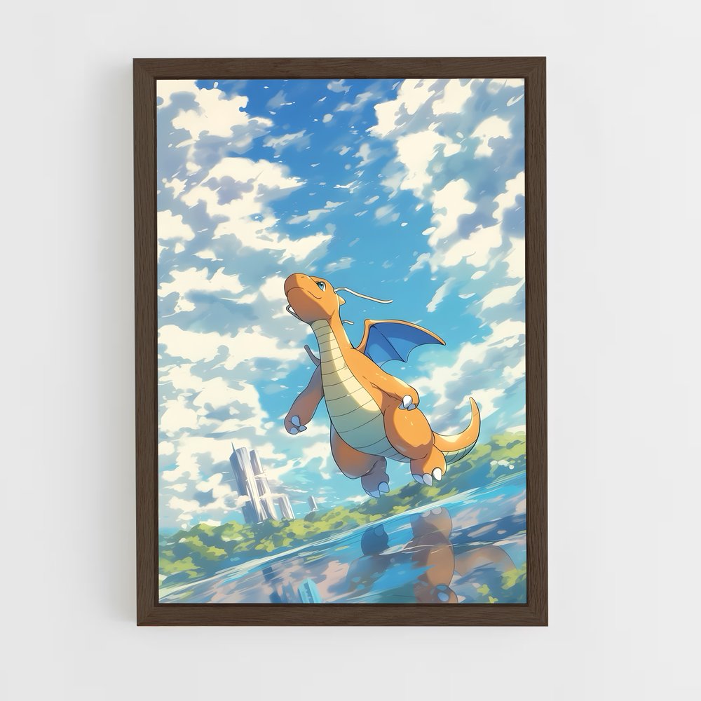 Poster Dragonite Pokémon – affiche Pokemon (vue 5)