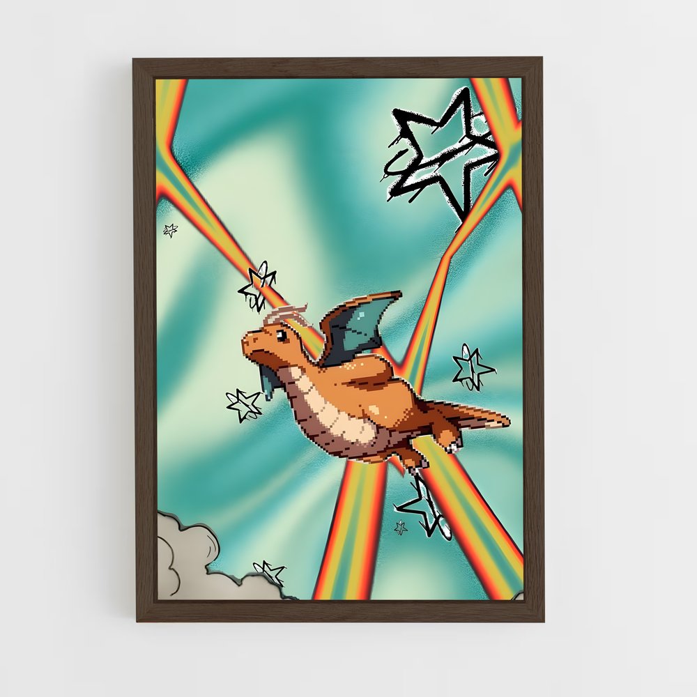 Poster L'Envol Arc-en-Ciel – affiche Pokemon (vue 5)
