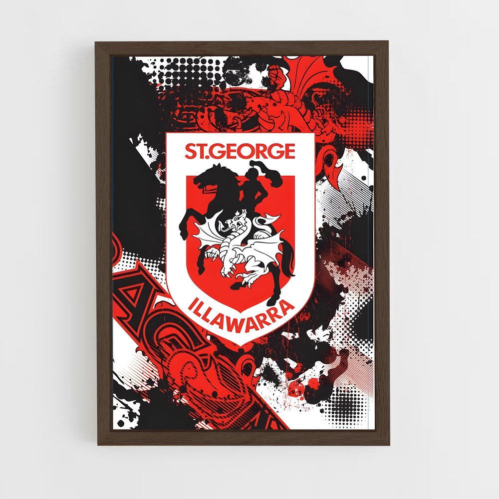 Poster Dragons Souffle – affiche Rugby (vue 5)