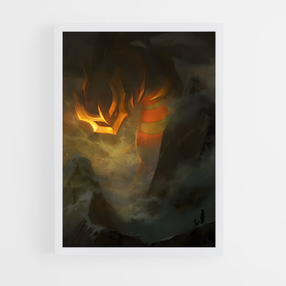 Poster Dragon Lumineux – affiche Pokemon (vue 3)