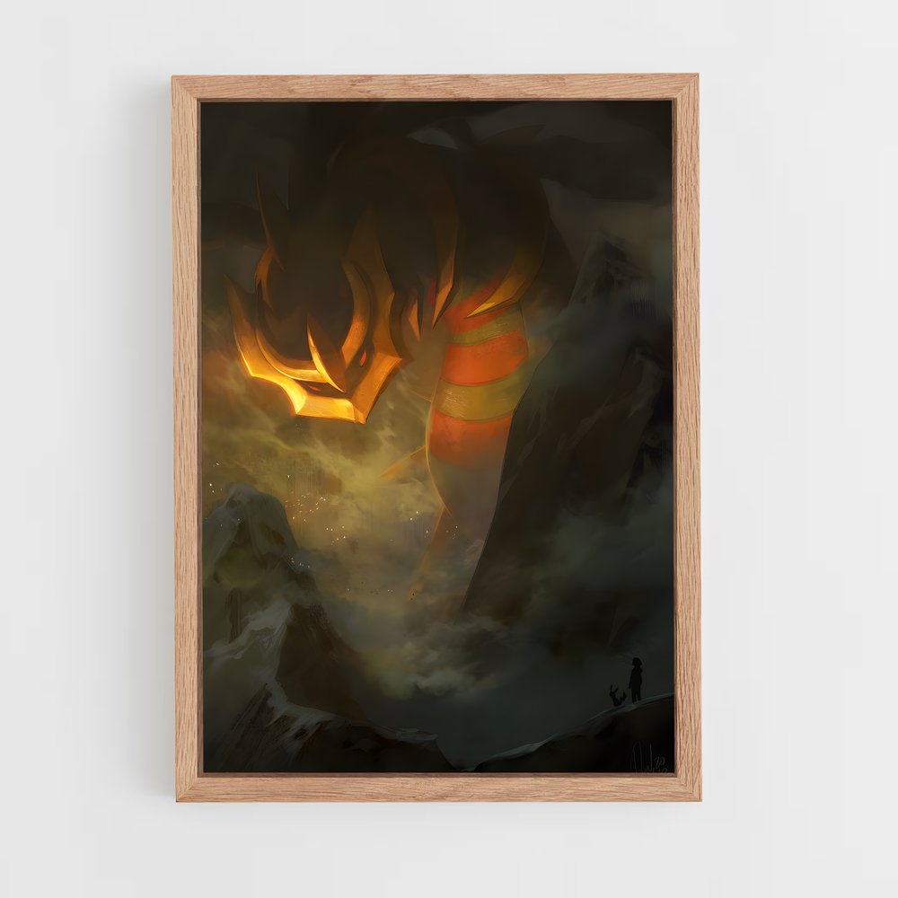 Poster Dragon Lumineux – affiche Pokemon (vue 4)