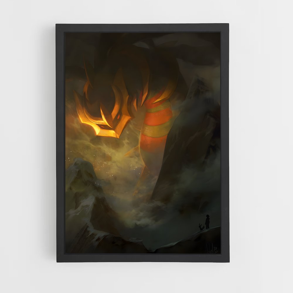 Poster Dragon Lumineux – affiche Pokemon (vue 2)
