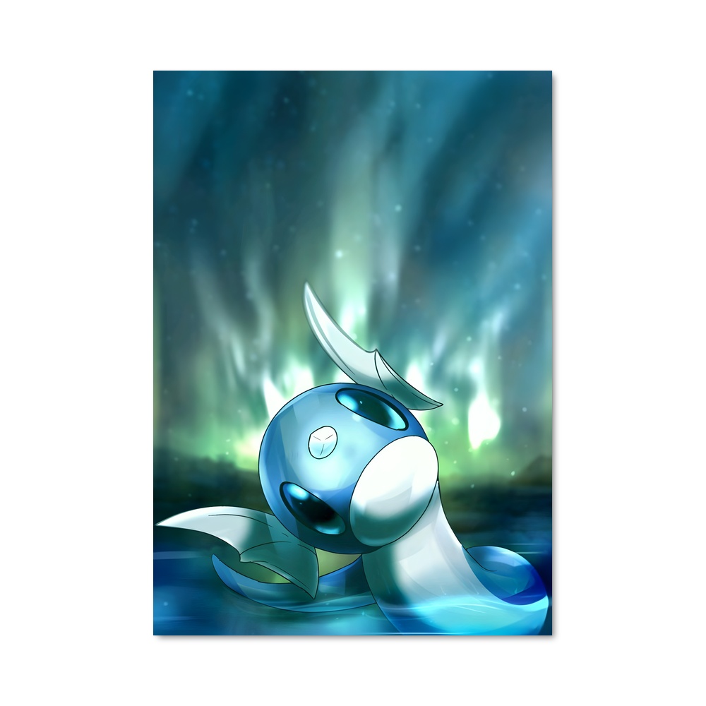 Poster Dratini Flottant – affiche Pokemon