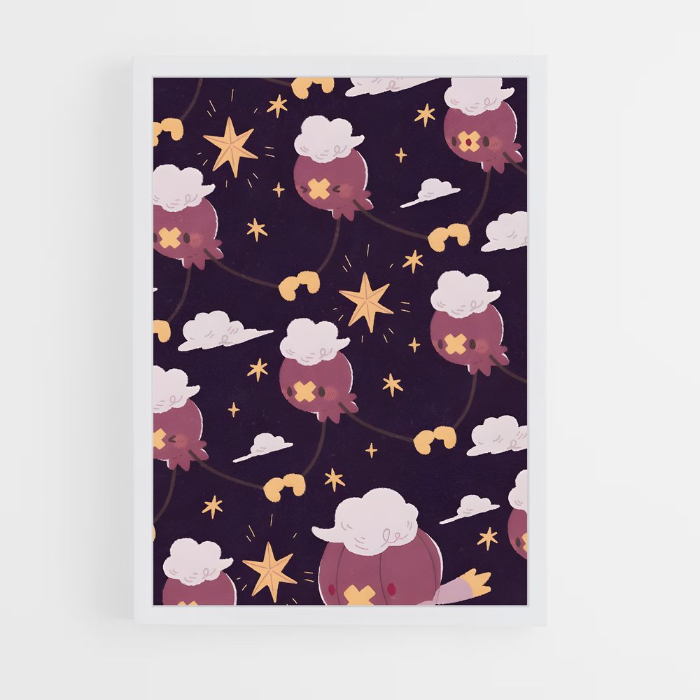 Poster Drifblim Rêveries – affiche Pokemon (vue 3)