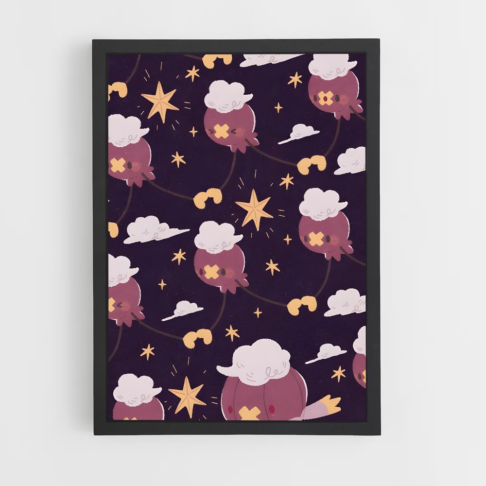 Poster Drifblim Rêveries – affiche Pokemon (vue 2)