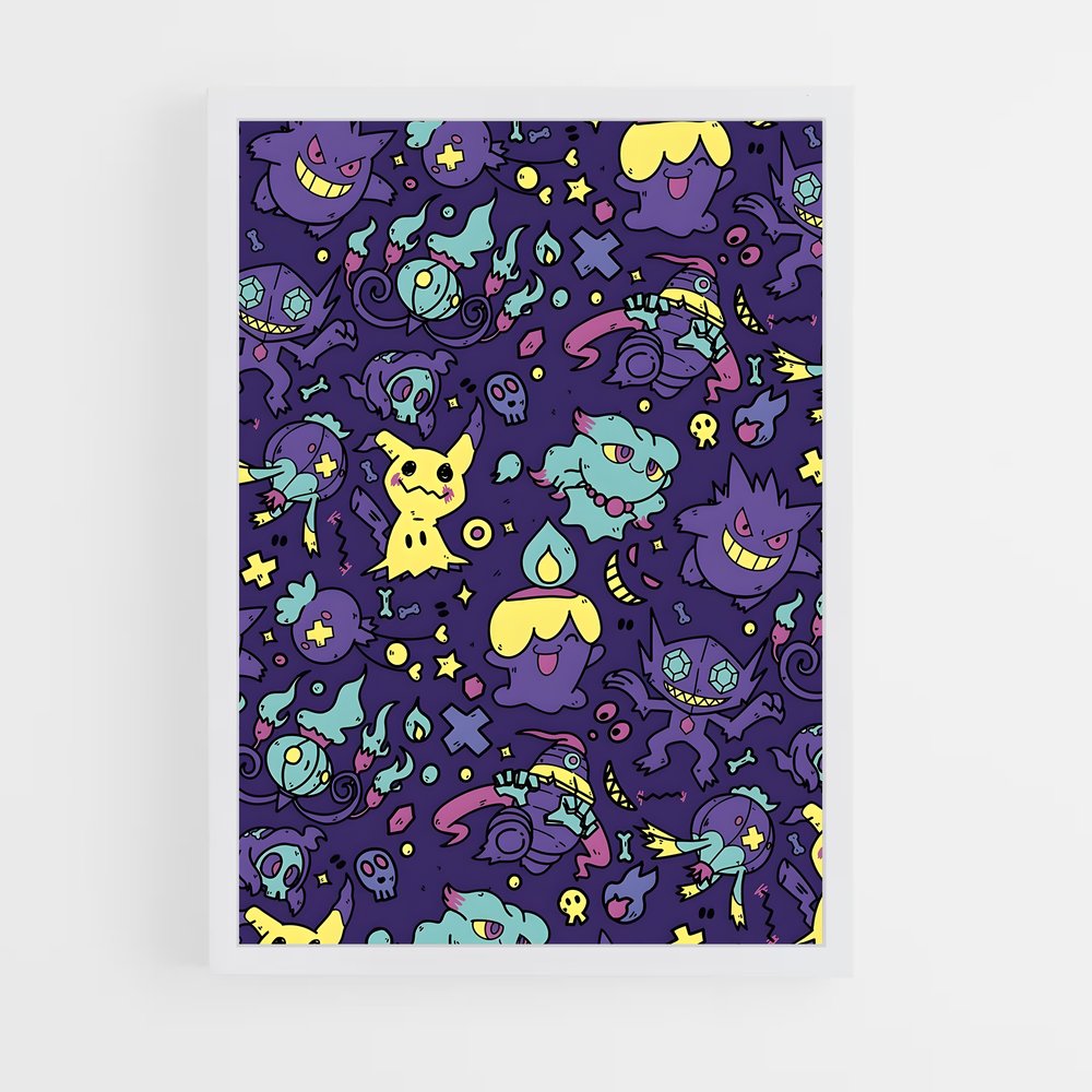 Poster Drifblim's Dreamscape – affiche Pokemon (vue 3)