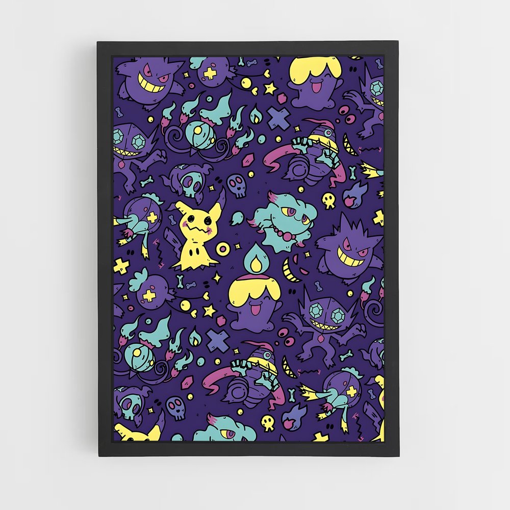Poster Drifblim's Dreamscape – affiche Pokemon (vue 2)