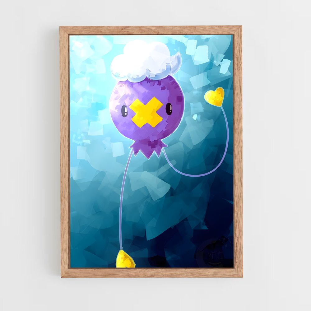 Poster Drifloon Mystique – affiche Pokemon (vue 4)