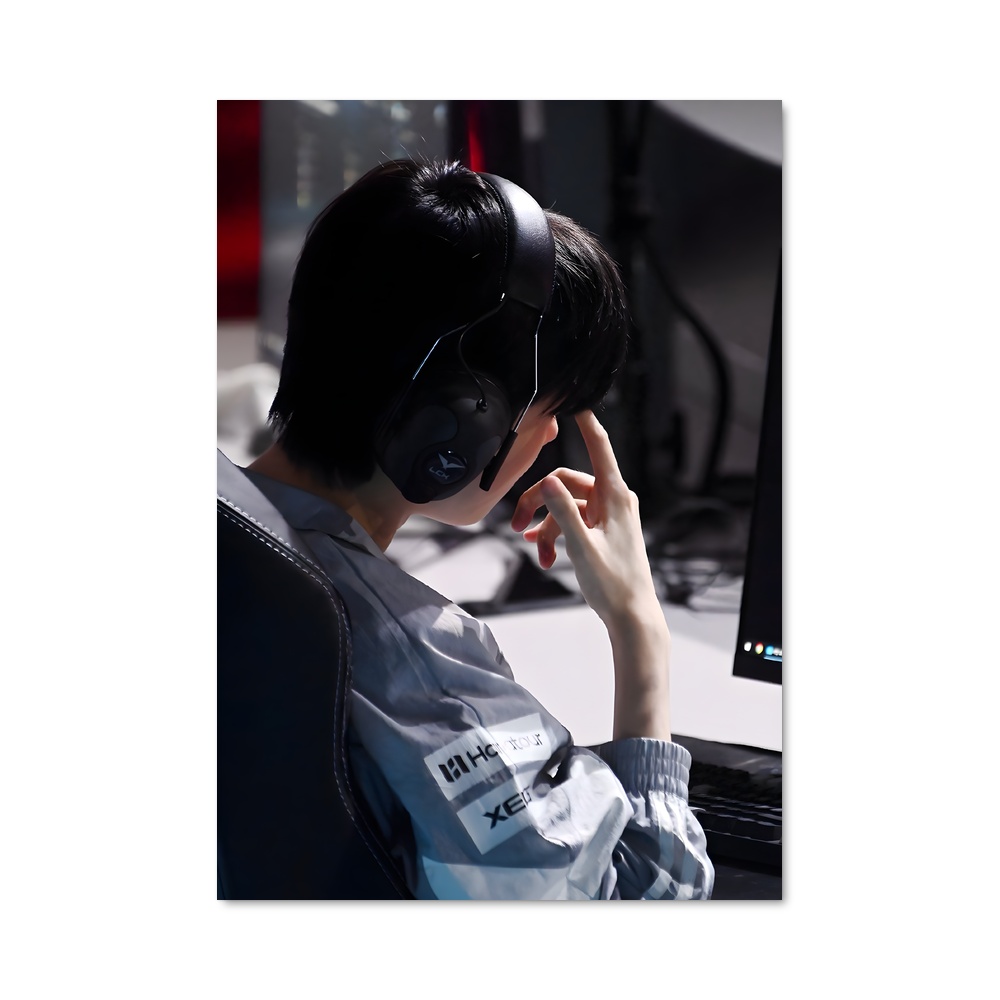 Poster Masque et Verres – affiche Esports