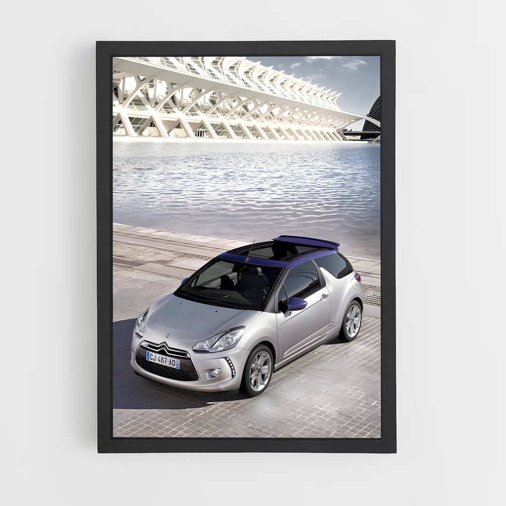 Poster Métal et Ponts – affiche Citroën (vue 2)