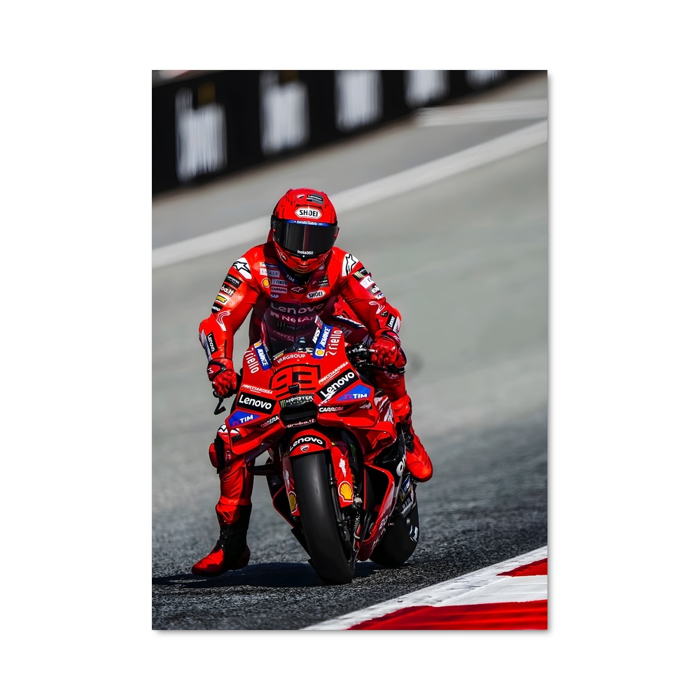 Poster raffiné Ducati