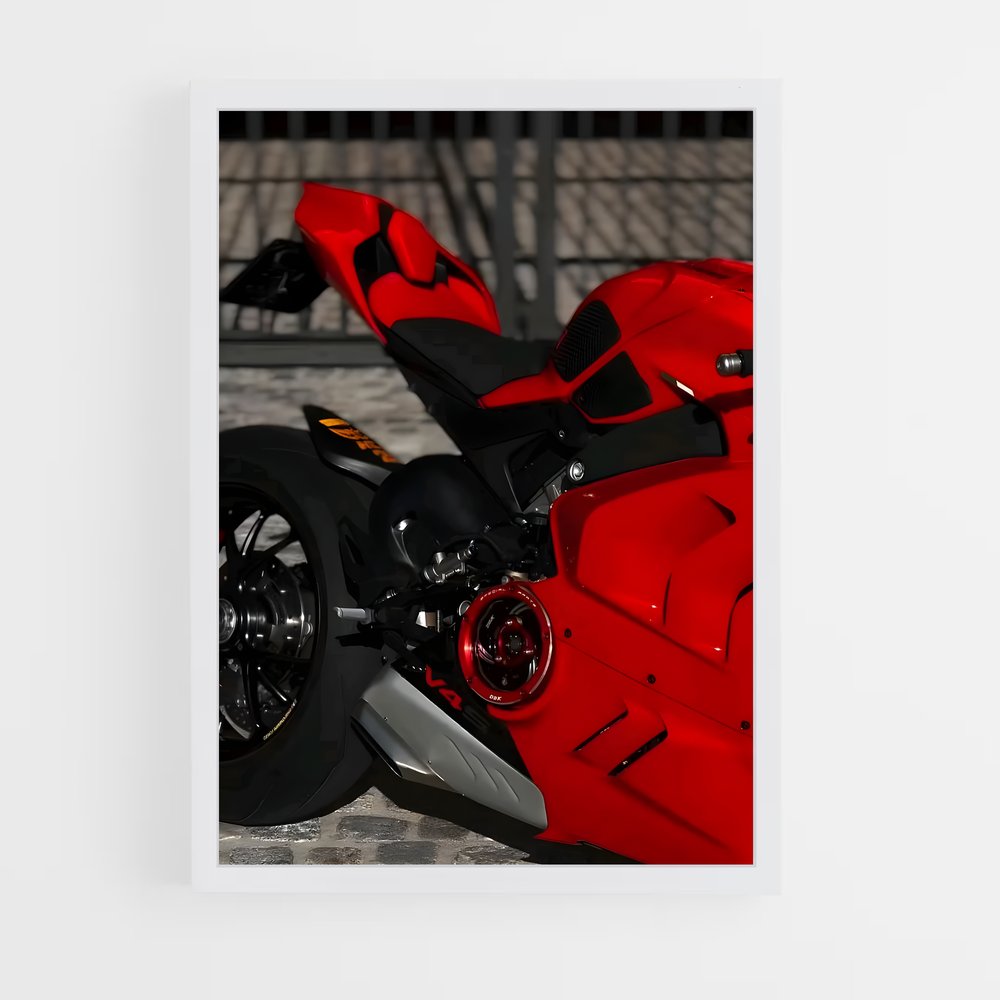 Poster Ducati Rouge Passion (vue 3)