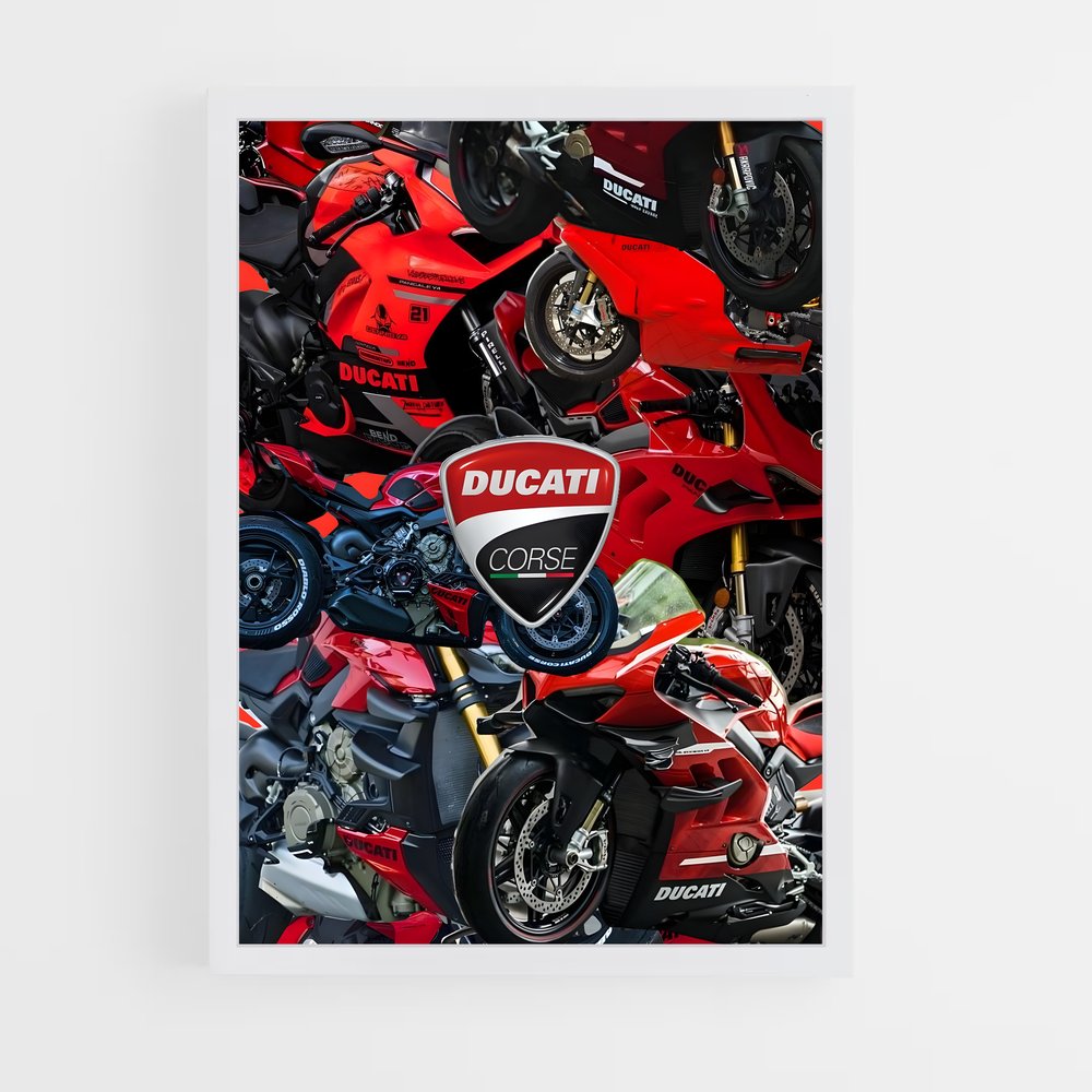 Poster Ducati en Folie (vue 3)