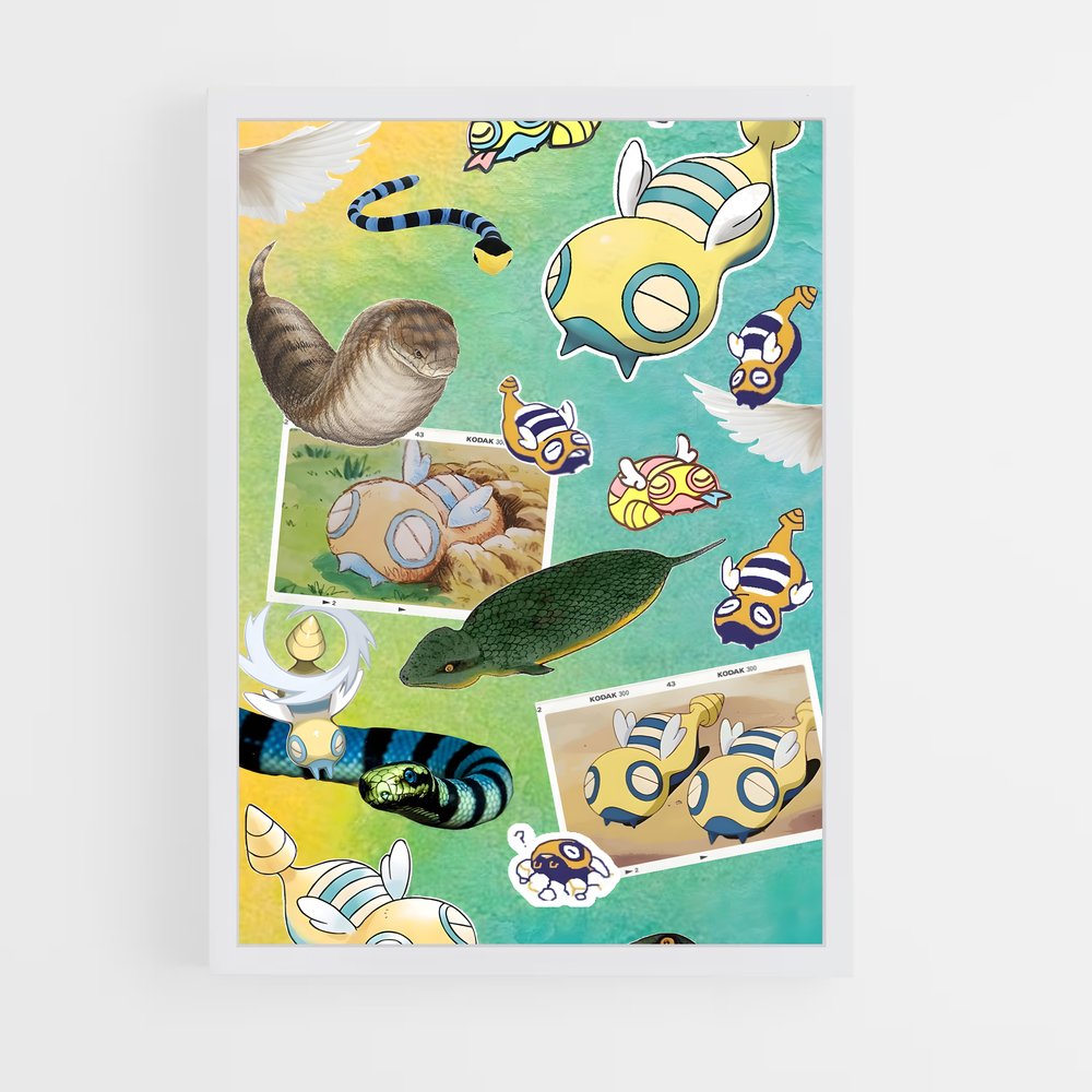 Poster Aquatic Harmony – affiche Pokemon (vue 3)