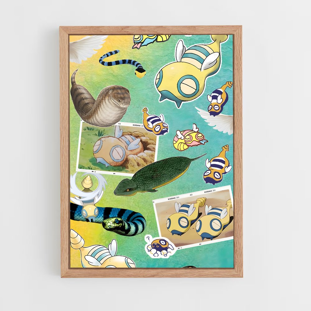 Poster Aquatic Harmony – affiche Pokemon (vue 4)