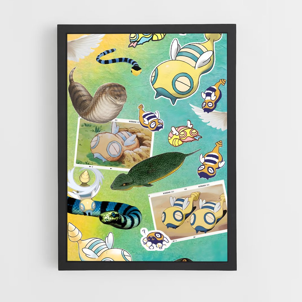 Poster Aquatic Harmony – affiche Pokemon (vue 2)
