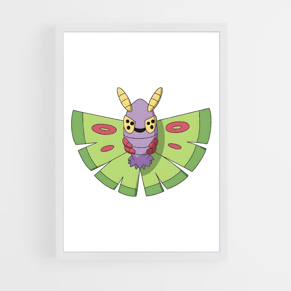Poster Dustox, le Héros Chromatique – affiche Pokemon (vue 3)