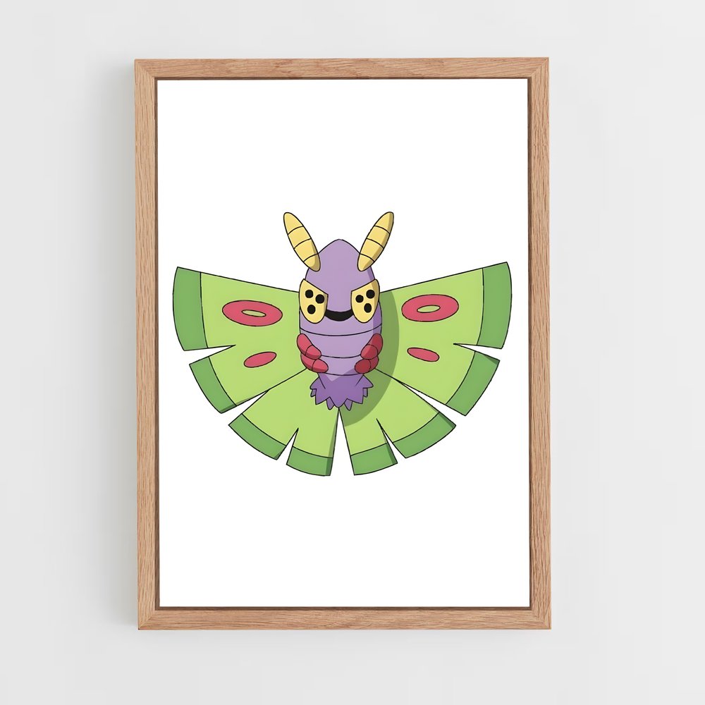 Poster Dustox, le Héros Chromatique – affiche Pokemon (vue 4)