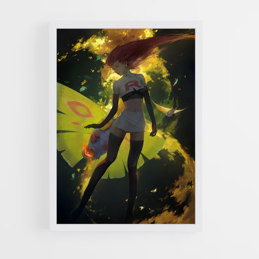 Poster Dustox danse – affiche Pokemon (vue 3)