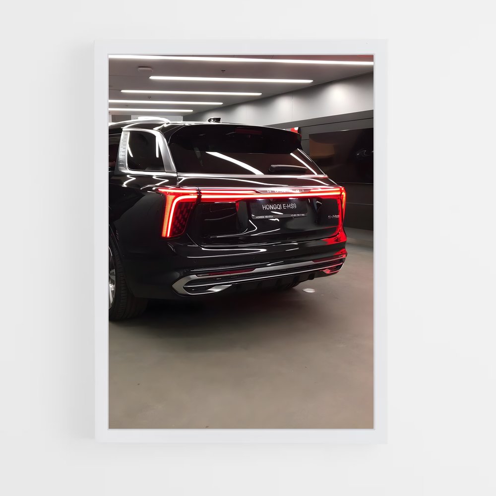 Poster charme Cadillac – affiche Hongqi (vue 3)