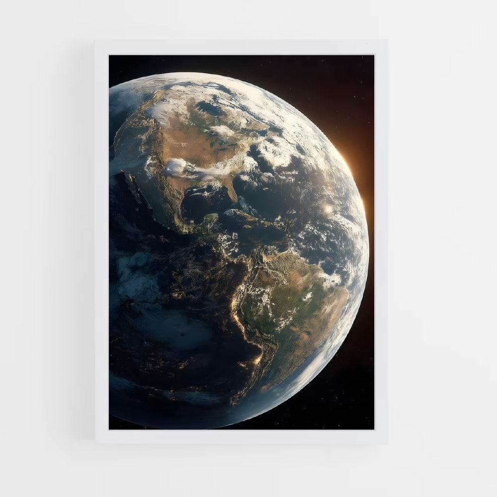 Poster Planète splendide – affiche Système solaire (vue 3)
