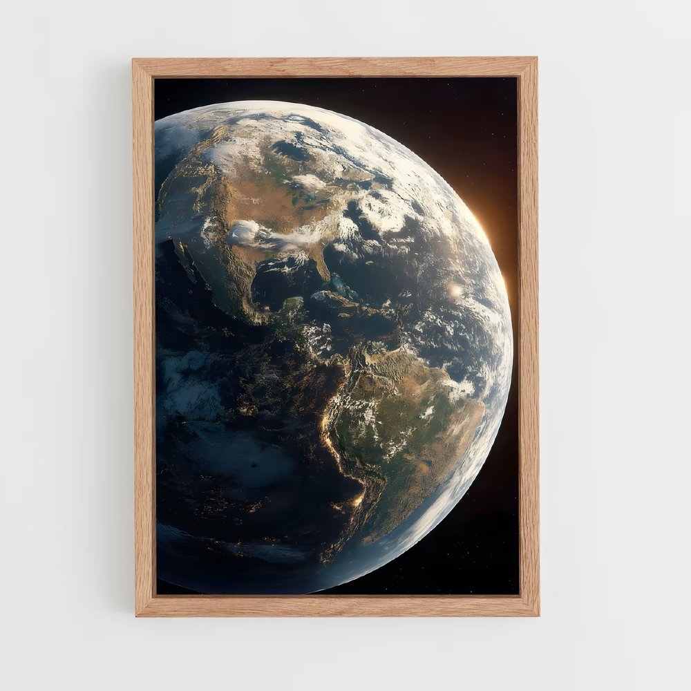 Poster Planète splendide – affiche Système solaire (vue 4)