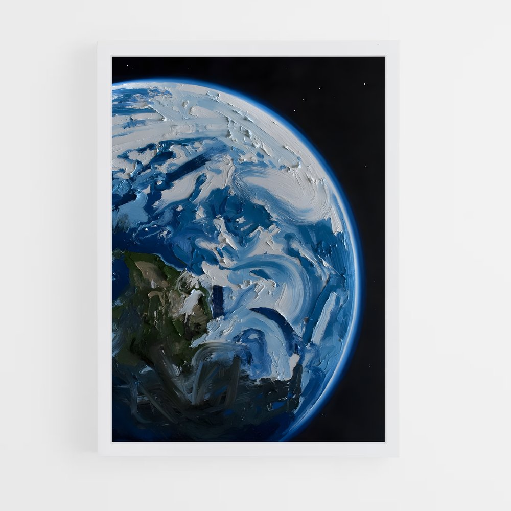 Poster Terre Enchantée – affiche Système solaire (vue 3)