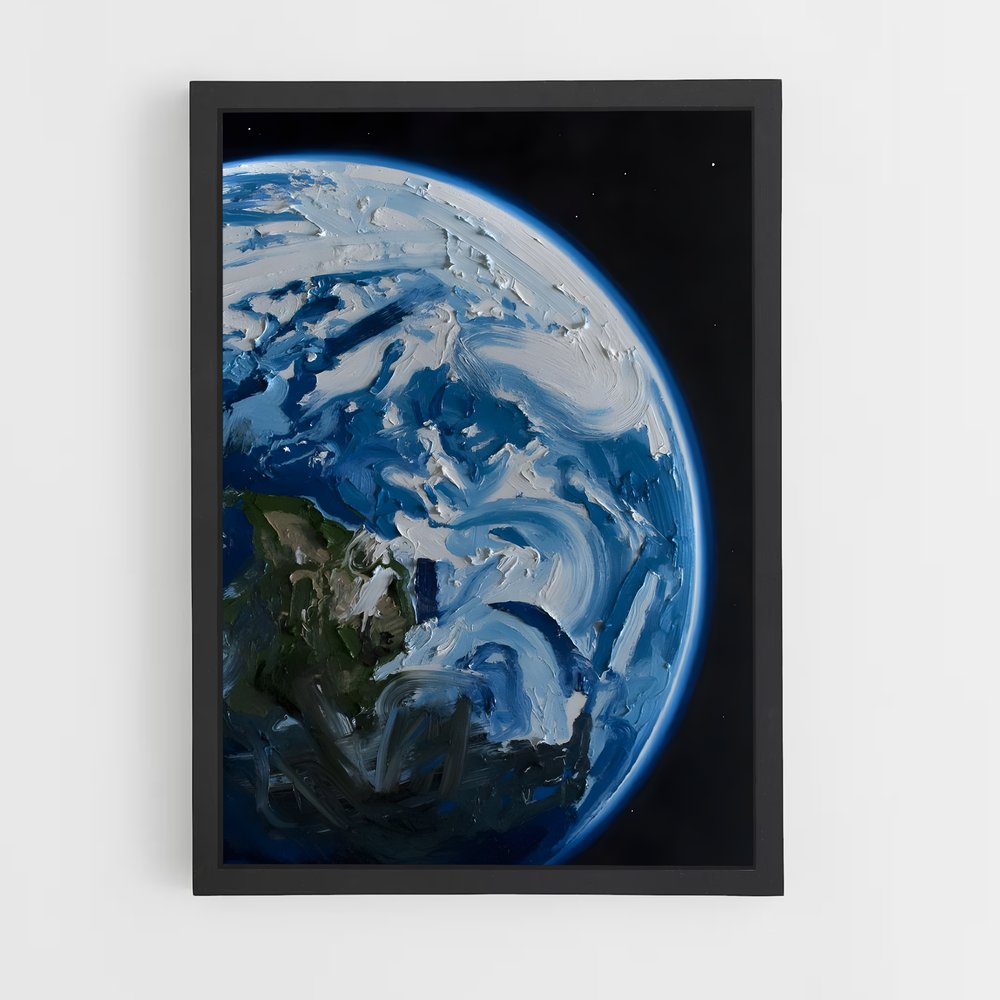 Poster Terre Enchantée – affiche Système solaire (vue 2)