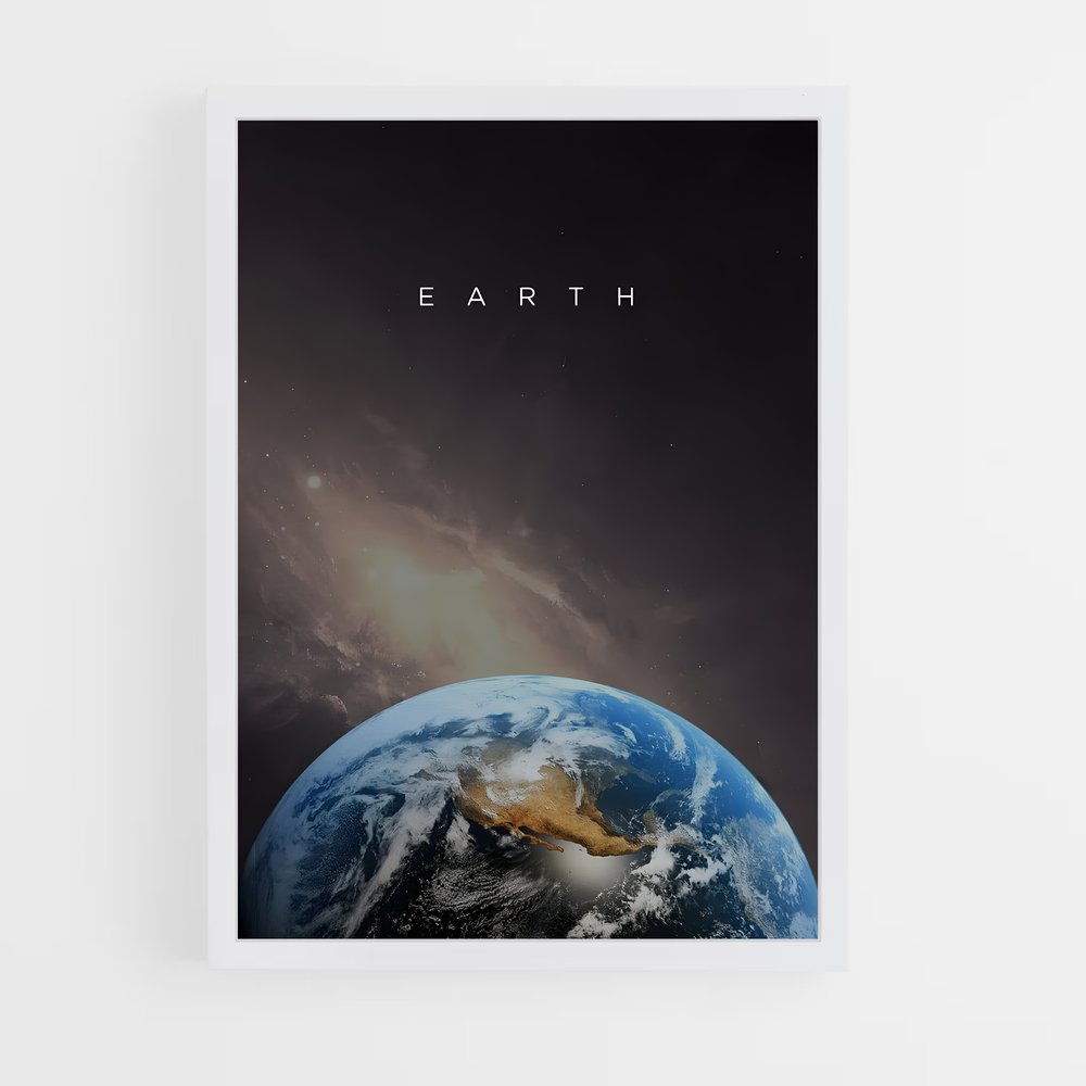 Poster Terre en Mouvement – affiche Système solaire (vue 3)
