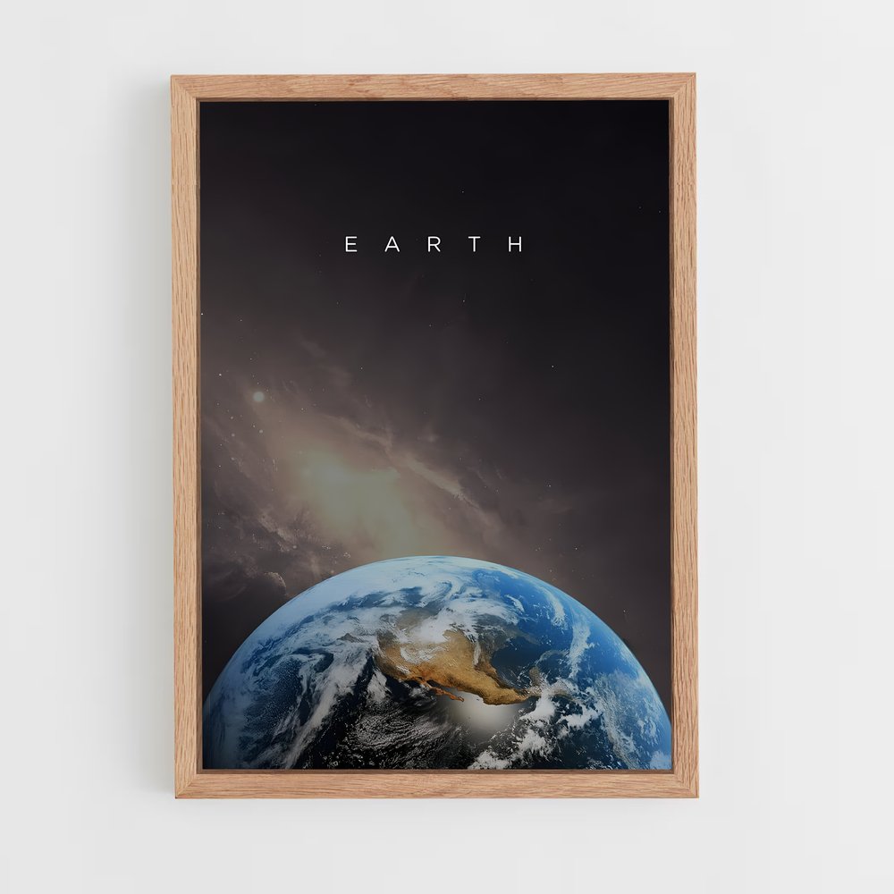 Poster Terre en Mouvement – affiche Système solaire (vue 4)