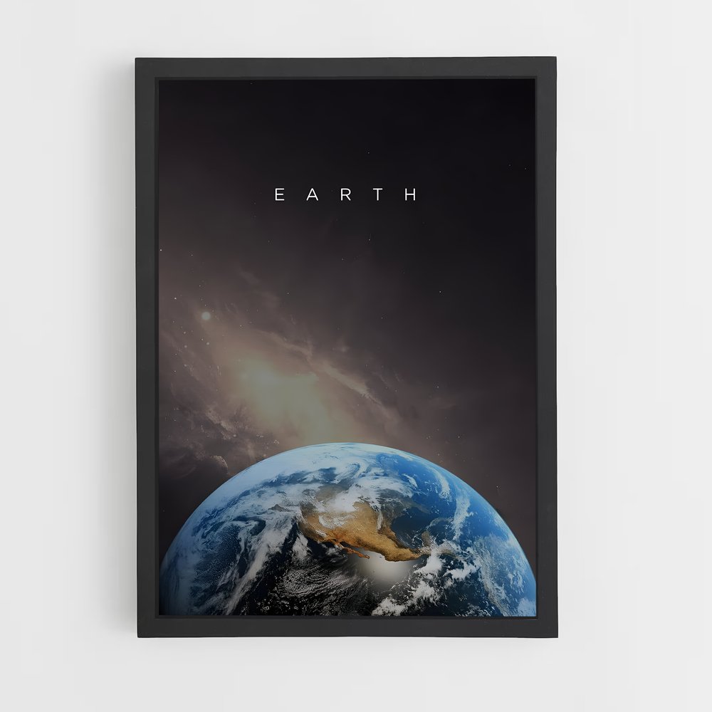 Poster Terre en Mouvement – affiche Système solaire (vue 2)